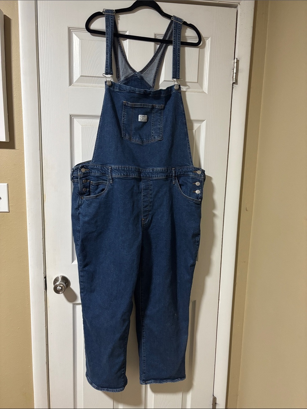 Levi's Dark Blue Denim Relaxed Fit Overalls